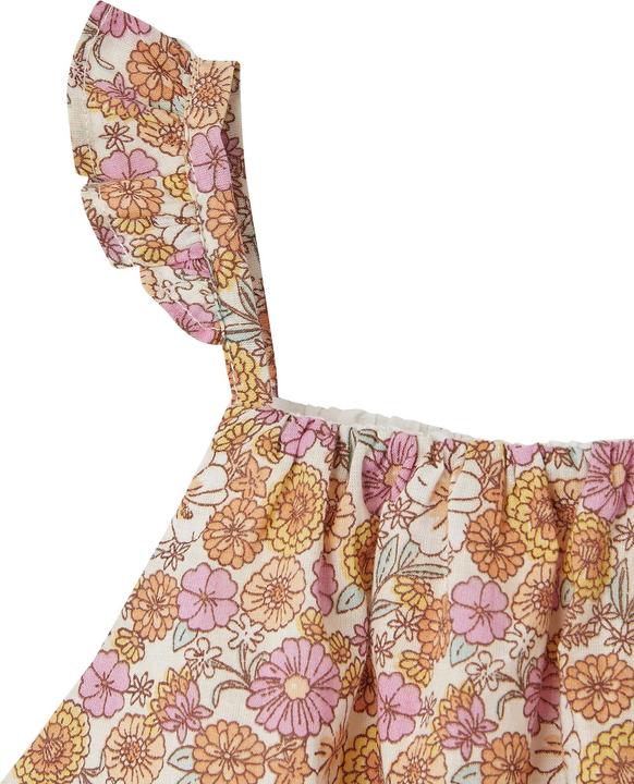 Image du produit Vertbaudet Blouse cropped fille avec bretelles à volants (92)