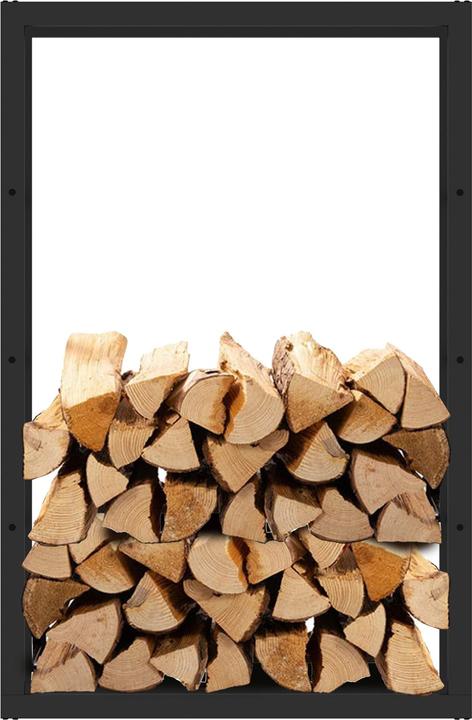 Produktbild Wiltec Toboli Kaminholzregal 150x25x100cm Metall Kaminholzständer Innen Aussen Brennholz (150 x 25 x 100 cm)