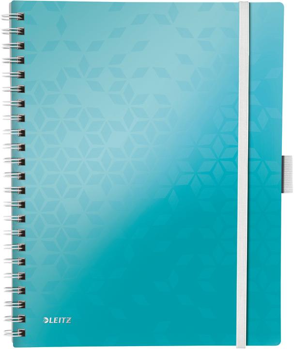 Image du produit Leitz Livre à spirales Wow (A4, À rayures, Couverture souple)