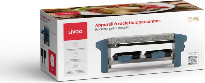 Image du produit Livoo Appareil à raclette 2 personnes
