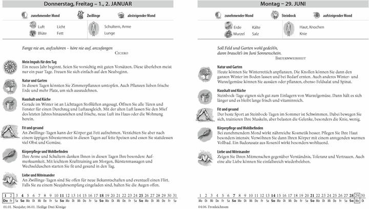 Produktbild Mondkalender 2026 (Harter Einband, Deutsch)