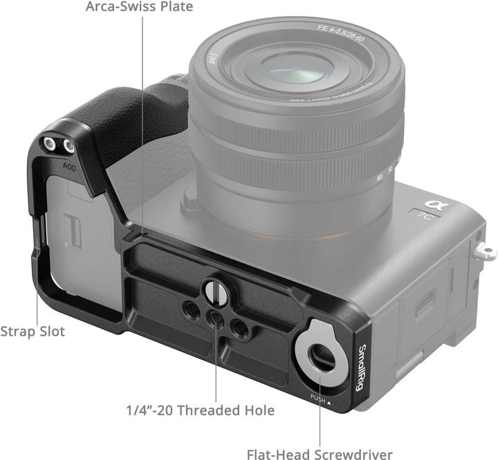 Produktbild SmallRig L-Shape Mount Plate with Silicone Handle 4797 (Griff)