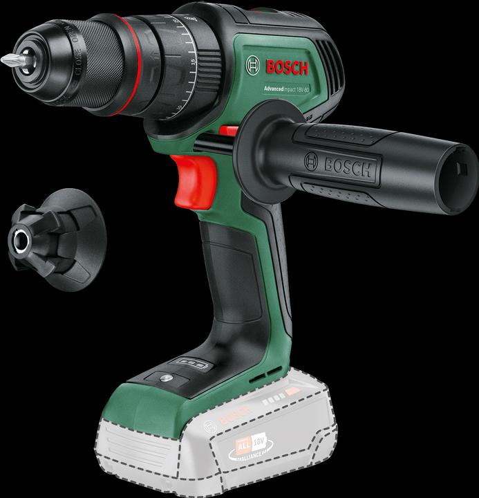 Auxiliary handle, Magnetic cap, Screwdriver bit, Replaceable metal drill chuck, Cardboard box