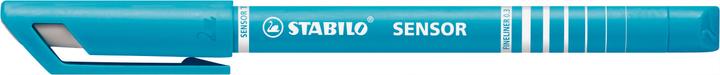 Image du produit STABILO SENSOR F Finliner avec taille-crayon à ressort (Turquoise, 1 x)