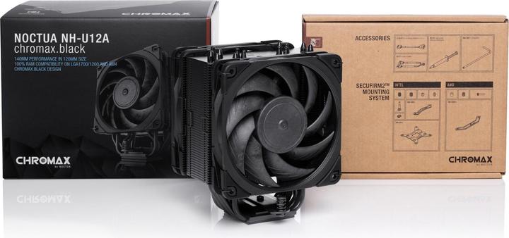 Image du produit Noctua NH-U12A chromax.black (158 mm)