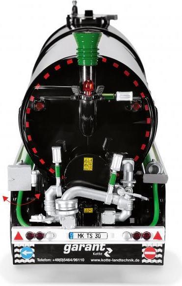 Produktbild Wiking 0776 54 Spur 1 Kotte garant TSA 30.000, schwarz