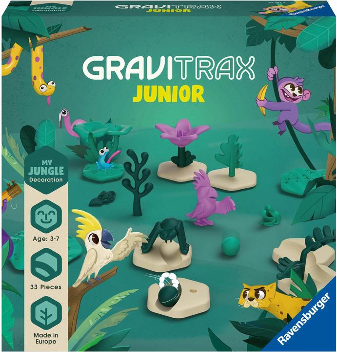 Ravensburger GraviTrax GraviTrax Junior Extension Jungle - Erweiterbare Kugelbahn