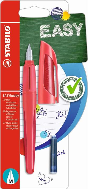 Produktbild STABILO EASYbuddy Schulfüller mit Standard-Feder (Rot, 1 x)