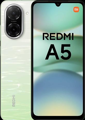 Actual product image Xiaomi Redmi A5 4G Dual Sim 3GB RAM 64GB - Lake Green (64 GB, Lake Green, 6.88", 32 Mpx, 4G)