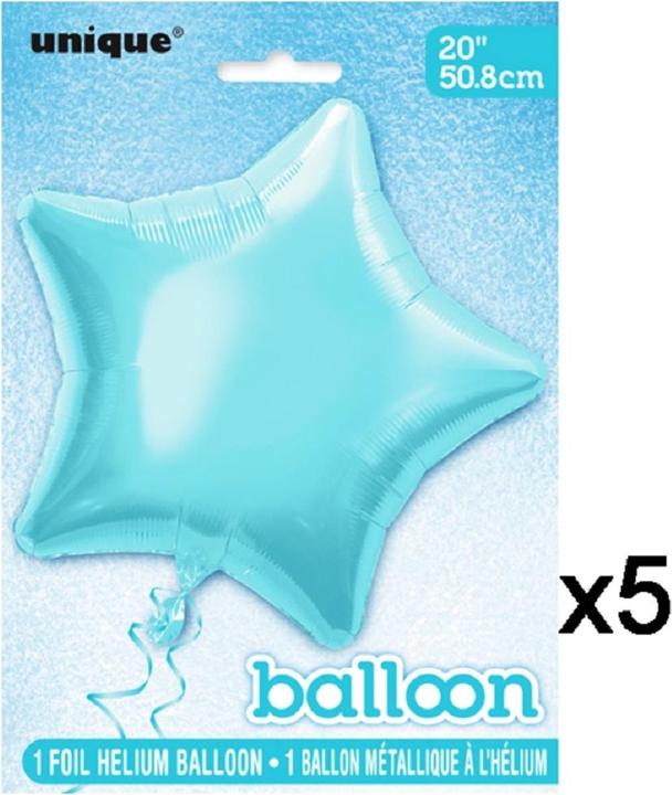 Image du produit Unique Party Ballon étoile (paquet de 5)