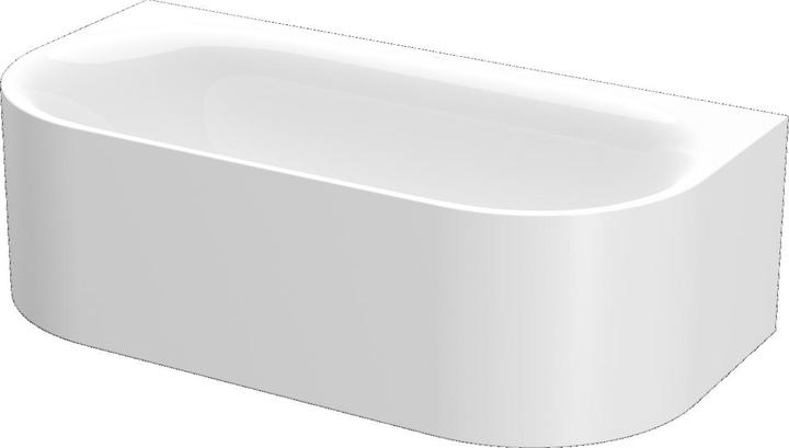 Produktbild Bette Vorwandbadewanne Doppelbadewanne Lux Oval I Silhouette 95 x 190 cm wei glatt 3417 (224 l, 190 cm, 95 cm)
