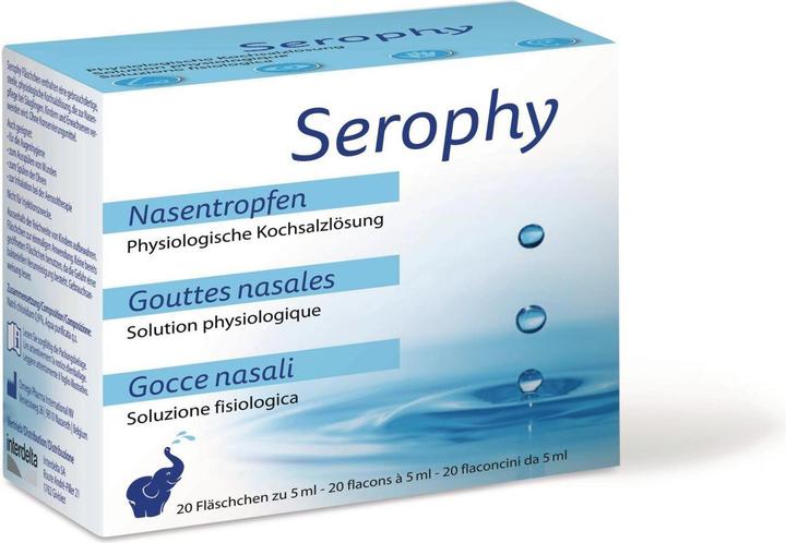 Valeurs nutritives et ingrédients Serophy Gouttes nasales (20 pièce(s))