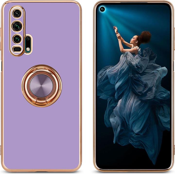 Image du produit Cadorabo Housse pour Honor 20 PRO en TPU avec protection pour appareil photo et anneau LM089 Style (Honor 20 Pro)
