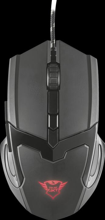 Produktbild Trust GXT 101 Maus Beidhändig USB Typ-A 4800 DPI (Kabelgebunden)