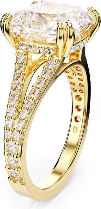 Produktbild Swarovski Stilla Cocktail Ring Kissenschliff Weiss Gold (58)