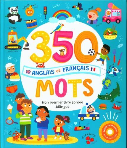 Actual product image 123 Soleil 350 mots anglais et français : mon premier livre sonore bilingue (French, Collectif, 2024)