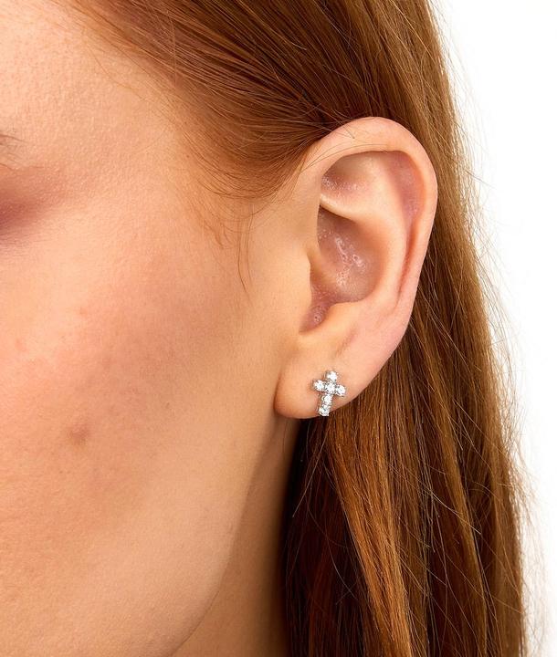 Immagine prodotto Morellato - Matching Silver Tesori Cross Earrings SAIW217 (Argento 925)