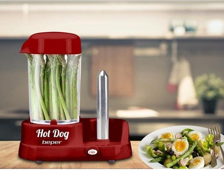 Actual product image Beper Hot dog device P101CUD501 steam