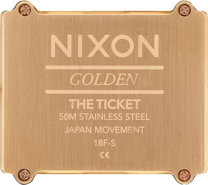 Produktbild Nixon Ticket All Gold Black (Analoguhr, 34 mm)
