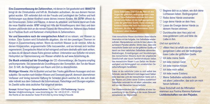 Image du produit Selbstliebe zur Heilung auf allen Ebenen (CD) (Allemand, Sayama, Pavlina Klemm, 2022)