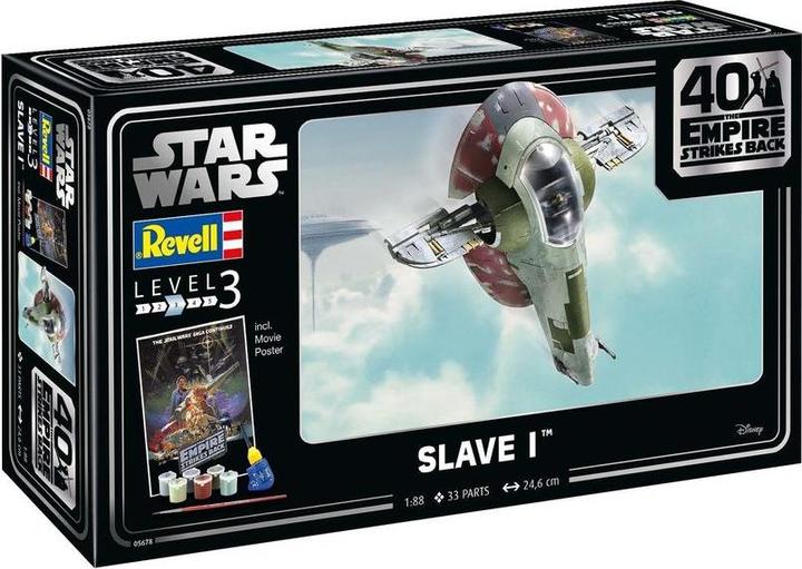 Produktbild Revell 05678 Star Wars Slave I 40th Anniversary Science Fiction Bausatz 1:87