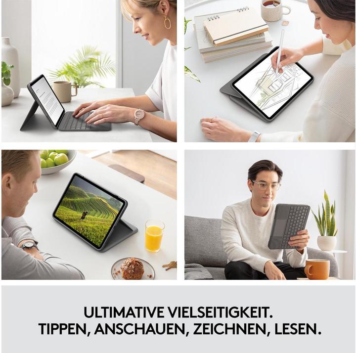 Produktbild Logitech Folio Touch (CH, iPad Air 2020 (4. Gen), iPad Air 2022 (5. Gen))