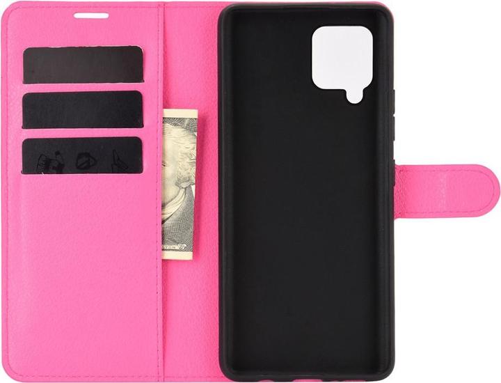 Actual product image Cover-Discount Galaxy A42 - leather case cover pink (Samsung Galaxy A42 5G)