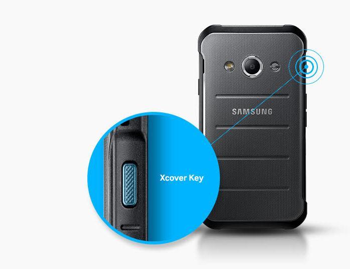 Produktbild Samsung Galaxy Xcover 3 V.E. (8 GB, Dark Silver, 4.50", Single SIM, 5 Mpx, 4G)
