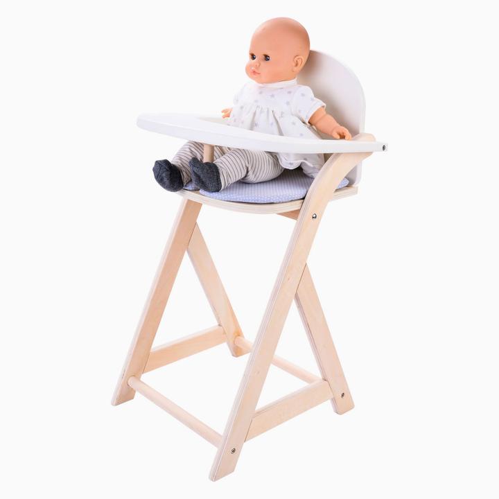 Produktbild Engelhart Puppenstuhl Grau/Weiss