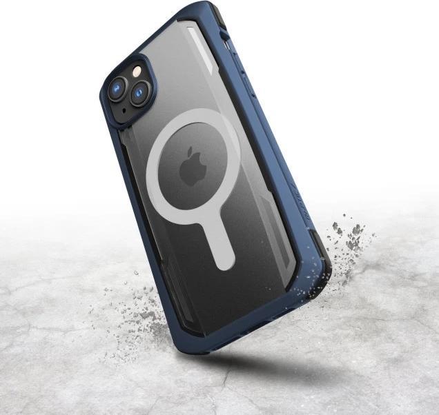 Produktbild X-Doria Raptic Secure Case für iPhone 14 Pro Max mit gepanzerter blauer MagSafe-Hülle (Apple iPhone 14 Pro Max)