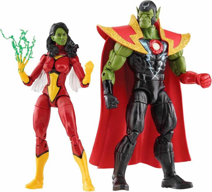 Produktbild Hasbro Avengers Marvel Legends figurines Skrull Queen & Super-Skrull 15 cm