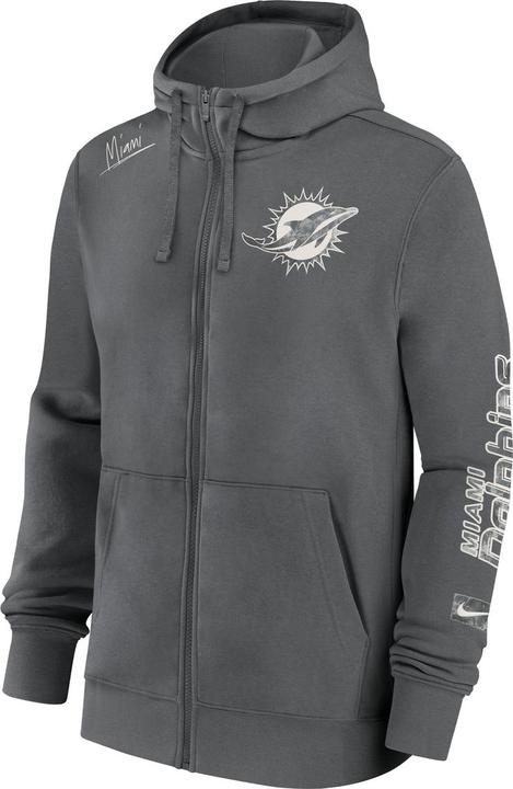 Image du produit Nike Miami Dolphins Full-Zip Fleece Hoodie L (L)