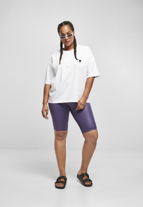 Actual product image Urban Classics Ladies Imitation Leather Cycle Shorts (M)