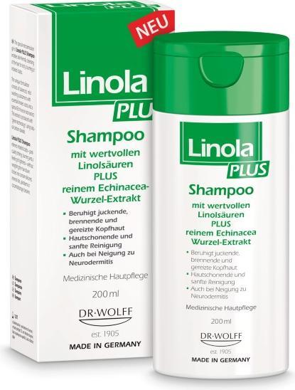 Image du produit Dr. Wolff Linola PLUS Shampooing, 200 ml Shampooing (200 ml, Shampoing liquide)