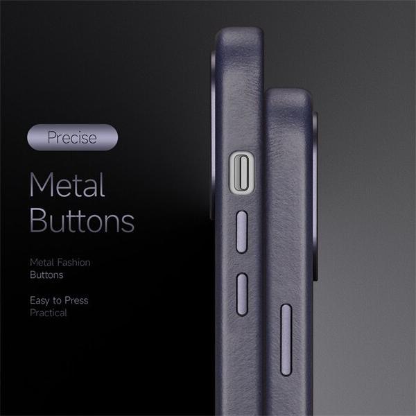 Actual product image Dux Ducis Naples Series Genuine Leather Case (Apple iPhone 14 Pro)