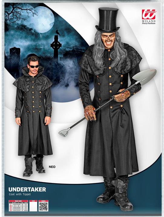 Image du produit Widmann Costume croque mort manteau (XL)