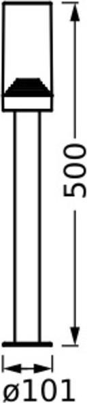 Produktbild Ledvance LEDV Pollerleuchte (IP44)
