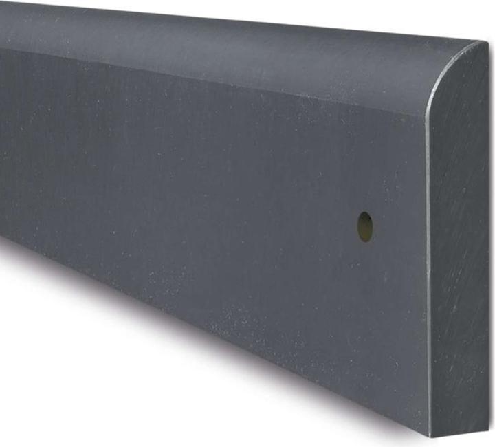 Actual product image Moravia Wall protection in antrhazite grey Length 2060 mm, height 150 mm, thickness 10 mm