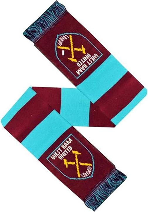 West Ham United FC West Ham Fc Fussballjacquardschal Offizielles Lizenzprodukt
