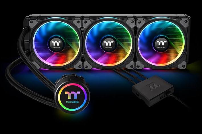 Actual product image Thermaltake Floe Riing LED RGB 360 TT Premium Edition