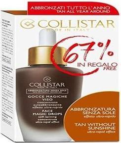 Image du produit Collistar Gouttes magiques pour le visage Tan Without Sunshine (Serviette autobronzante, 50 ml)
