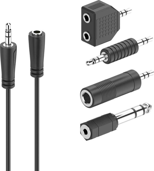 Image du produit Hama Kit de connexion jack, 2,5 m (2.50 m, Jack 3,5 mm (AUX))