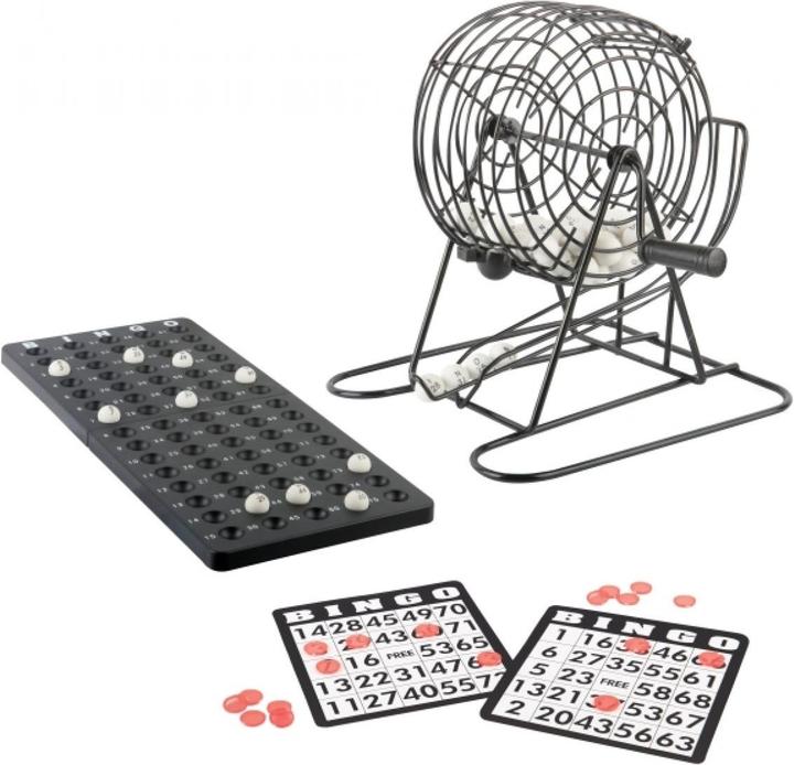 Actual product image Natural games Bingo with metal basket (German)