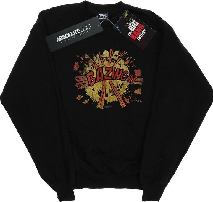 Actual product image Dam Mens Bazinga Explosion Cotton Sweatshirt (XL)