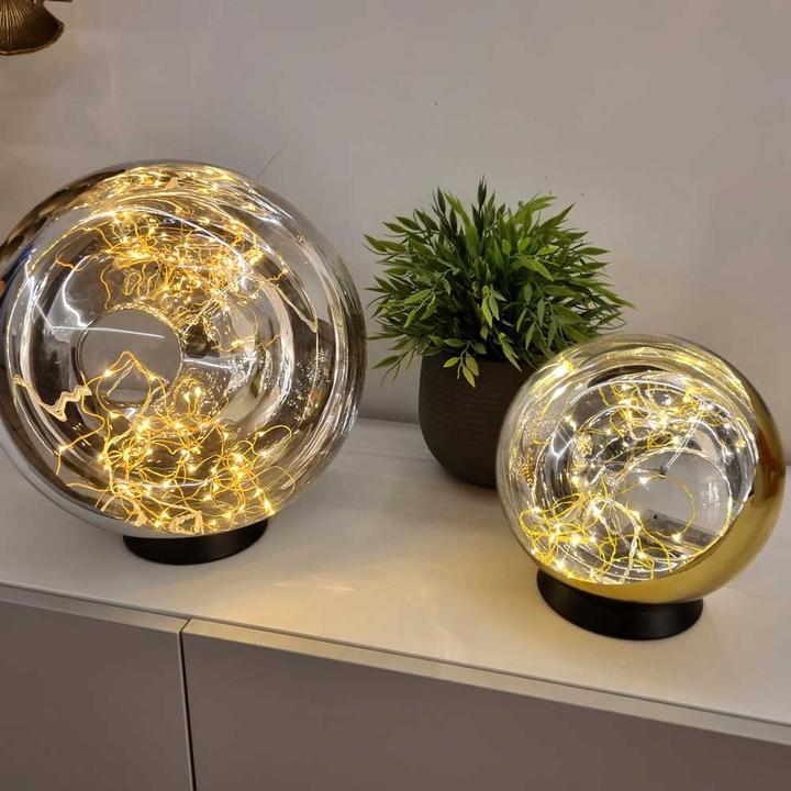 Immagine prodotto s.luce Orb LED lampada decorativa sfera di vetro ornamento (2 lm, E27)