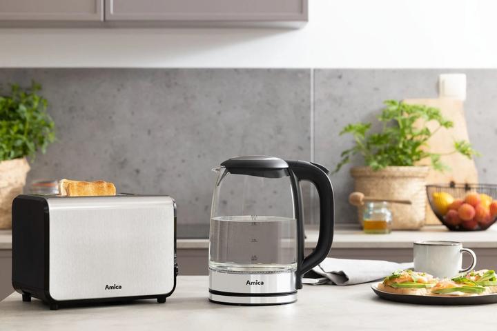 Image du produit Amica Czajnik szklany 1.7l KD2050G (1.70 l, Prise UE)