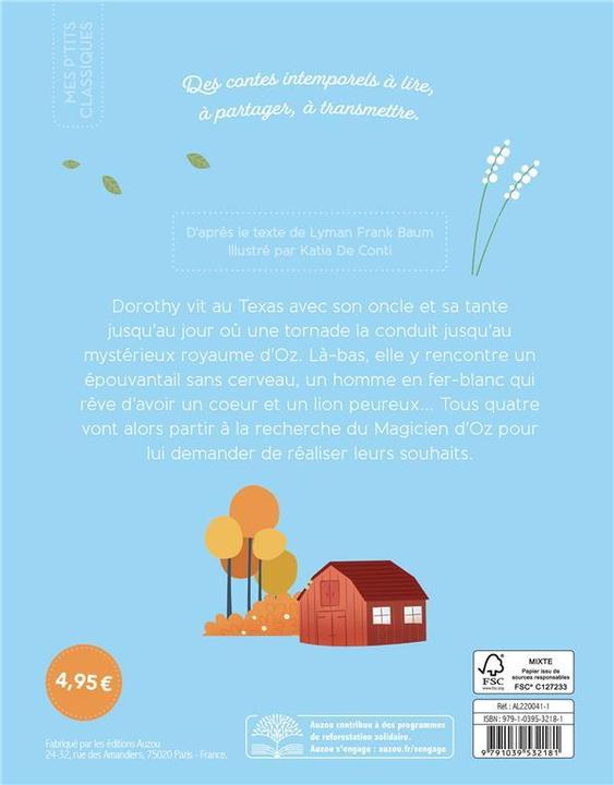 Image du produit Auzou France Le magicien d'Oz (Français, De Conti Katia, 2023)