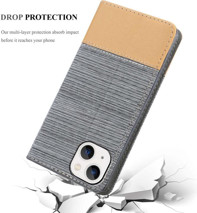 Produktbild Cadorabo Hülle für Apple iPhone 14 im Jeans Book Style (Apple iPhone 14)