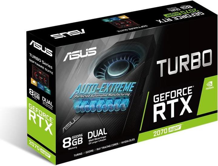 Image du produit ASUS GeForce TURBO RTX 2070S 8G EVO (8 Go)