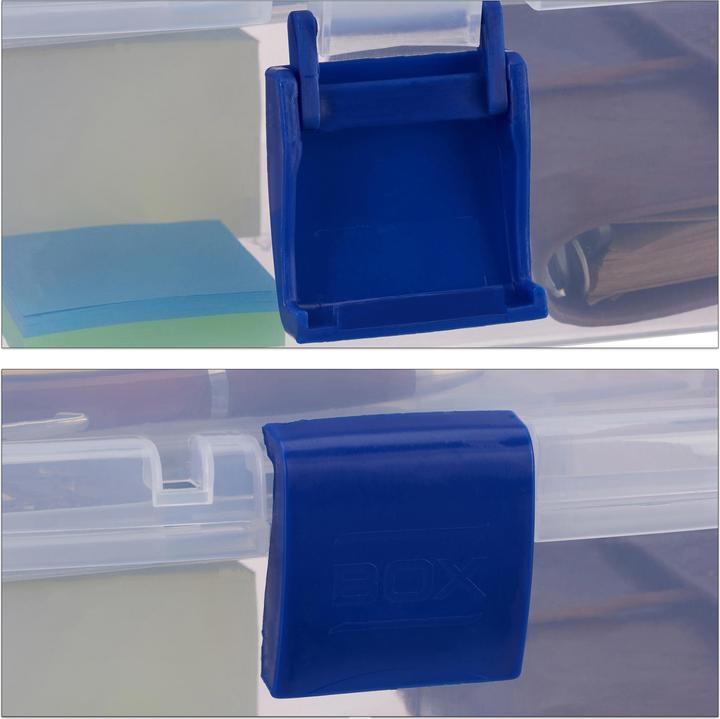 Image du produit Relaxdays Boîte en transparente (33 x 19.5 x 14 cm)